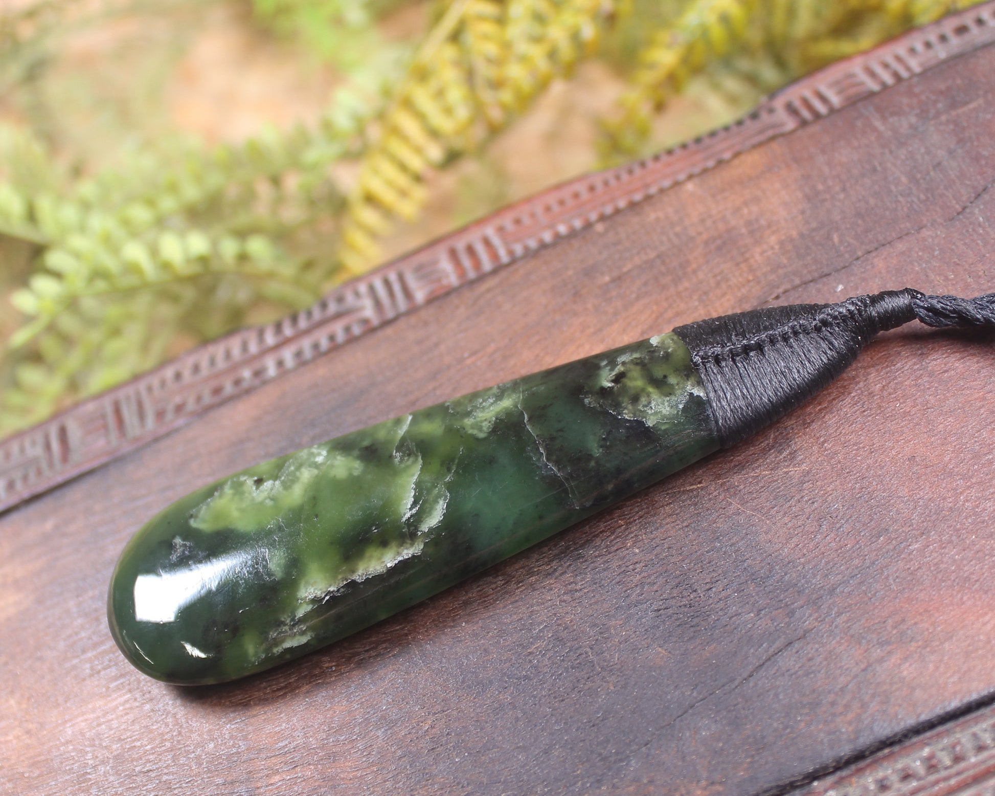 Rimu Pounamu Roimata Pendant - NZ Greenstone