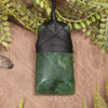 Kawakawa Pounamu toki pendant