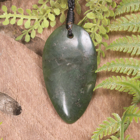 Rimu Pounamu Roimata Pendant - NZ Greenstone