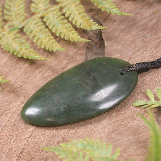 Rimu Pounamu Roimata Pendant - NZ Greenstone