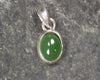 Hapopo Pounamu pendant set in Sterling Silver - NZ Greenstone