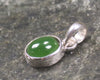 Hapopo Pounamu pendant set in Sterling Silver - NZ Greenstone