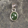 Kawakawa Pounamu pendant set in Sterling Silver - NZ Greenstone