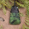 Douglas Creek Pounamu carved into a Toki Pendant - NZ Greenstone