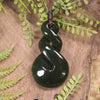 Twist carved from Rimu Pounamu - NZ Greenstone