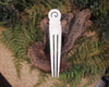 Heru with Koru carved from beef bone