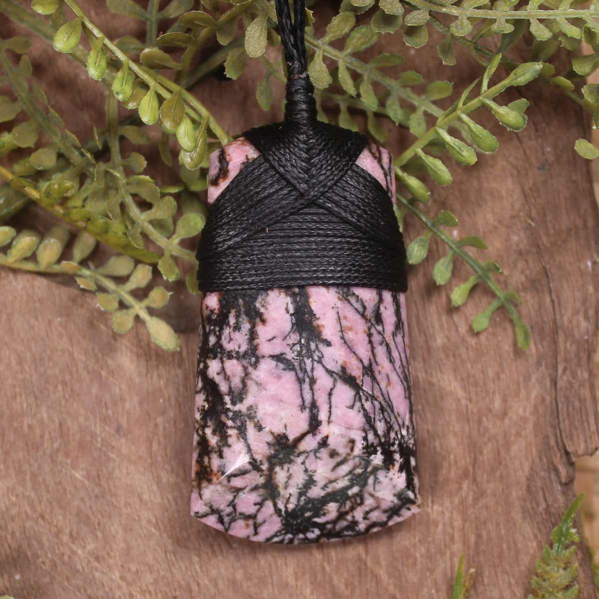 NZ Rhodonite Medium Toki Pendant