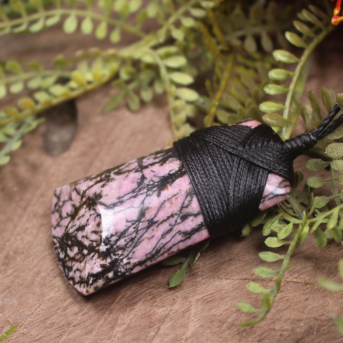 NZ Rhodonite Medium Toki Pendant
