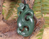 Manaia carved from Kawakawa Pounamu - NZ Greenstone