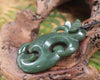 Manaia carved from Kawakawa Pounamu - NZ Greenstone