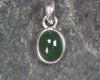 Kawakawa Pounamu pendant set in Sterling Silver - NZ Greenstone