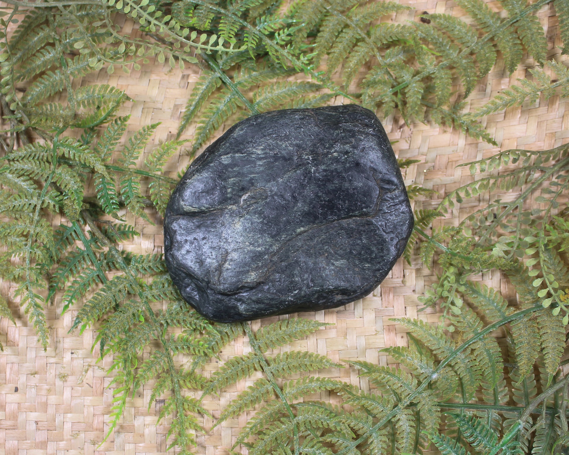Freeform Kawakawa Pounamu Sculpture