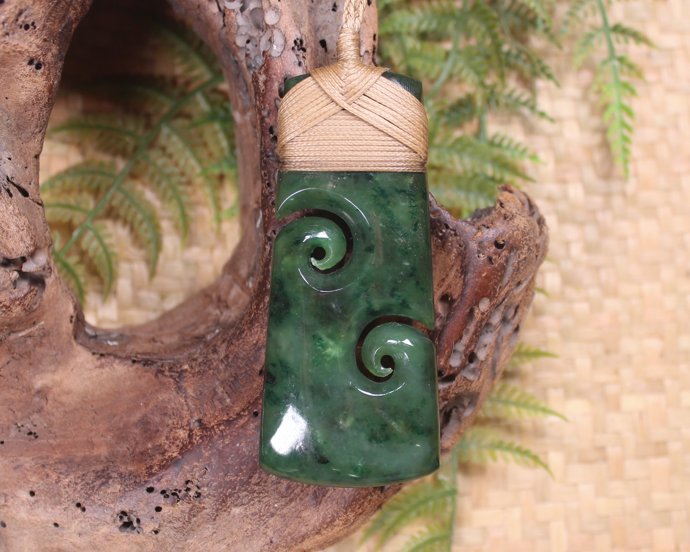 Toki with Koru pendant