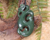 Manaia carved from Kawakawa Pounamu - NZ Greenstone