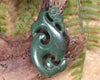 Manaia carved from Kawakawa Pounamu - NZ Greenstone