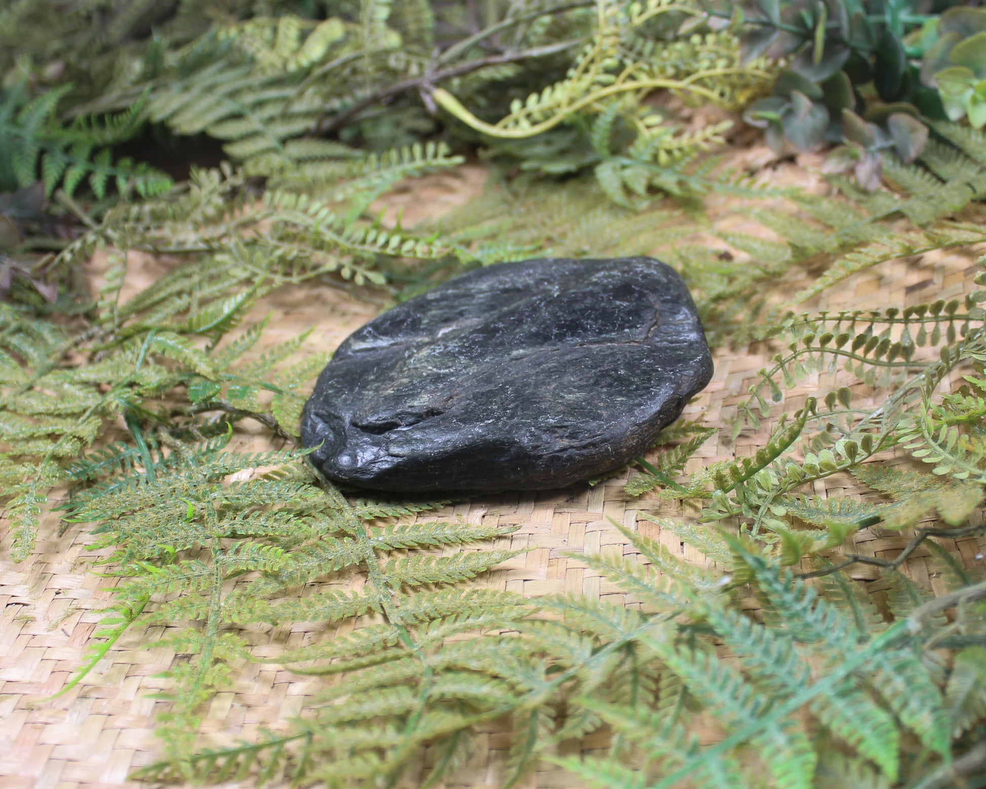 Freeform Kawakawa Pounamu Sculpture