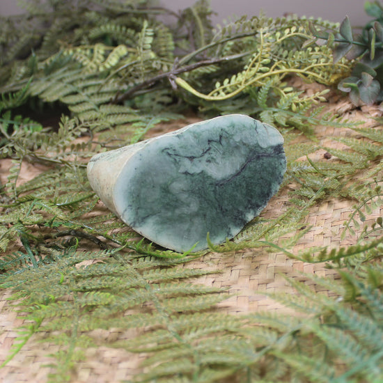 Freeform Kawakawa Pounamu Sculpture