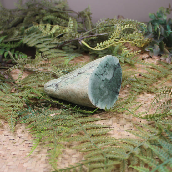 Freeform Kawakawa Pounamu Sculpture