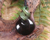 Twist carved from Rimu Pounamu - NZ Greenstone