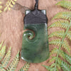 Hapopo Pounamu Toki with Koru