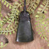 NZ Greenstone XSmall Toki Pendant (BX340) Rimu Pounamu