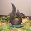 Matau or Fishhook Sculpture made from Bronze with Patina