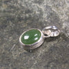 Hapopo Pounamu pendant set in Sterling Silver - NZ Greenstone