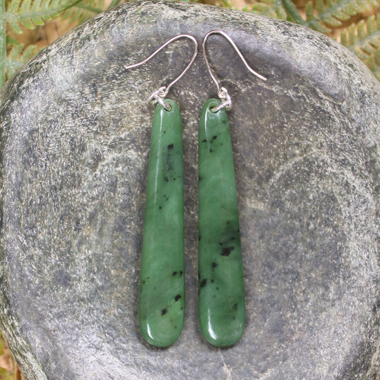 Hapopo Pounamu Earrings