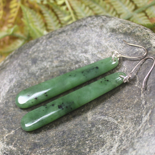 Hapopo Pounamu Earrings