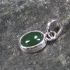 Kawakawa Pounamu pendant set in Sterling Silver - NZ Greenstone