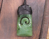 Hapopo Pounamu Toki with Koru