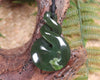 Twist carved from Kawakawa Pounamu - NZ Greenstone
