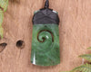 Hapopo Pounamu Toki with Koru