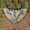 Breastplate or Shield carved from Rimu Pounamu - NZ Greenstone