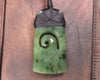 Hapopo Pounamu Toki with Koru