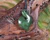 NZ Greenstone XSmall Twist Pendant (BC347) Hapopo Pounamu