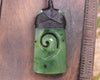 Hapopo Pounamu Toki with Koru