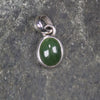 Kawakawa Pounamu pendant set in Sterling Silver - NZ Greenstone
