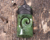 Hapopo Pounamu Toki with Koru