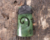 Hapopo Pounamu Toki with Koru