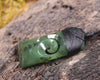 Hapopo Pounamu Toki with Koru