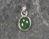 Kawakawa Pounamu pendant set in Sterling Silver - NZ Greenstone