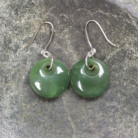 Porowhita Pounamu earrings