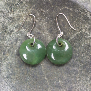 Porowhita Pounamu earrings