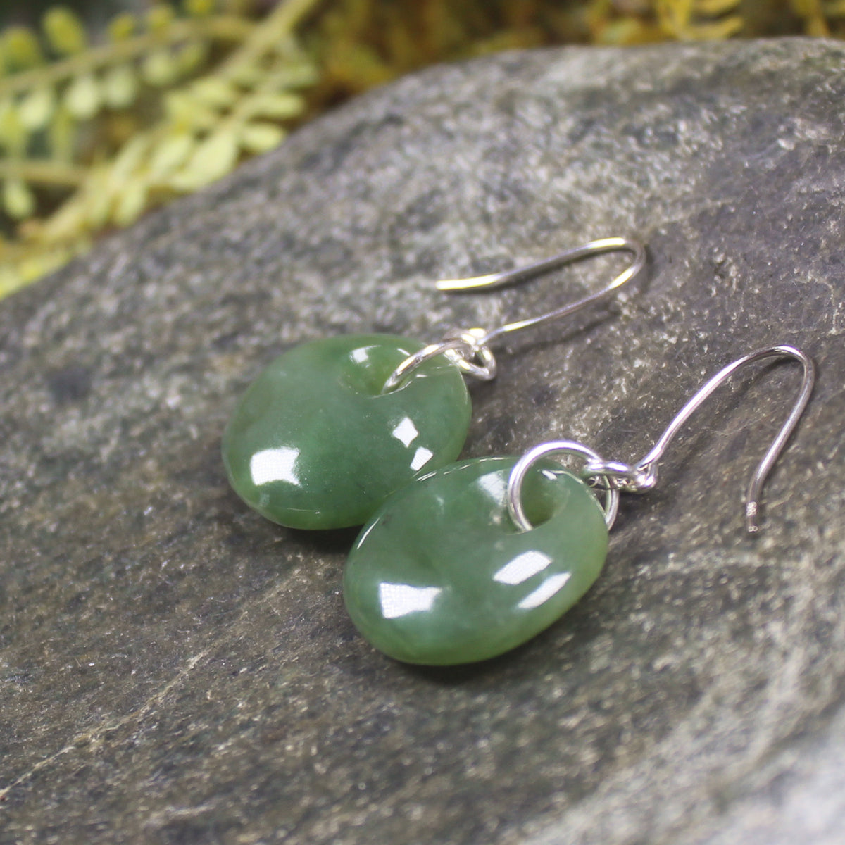 Porowhita Pounamu earrings