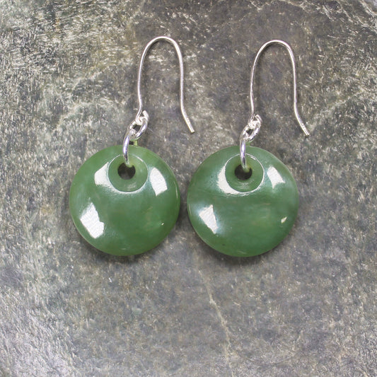 Porowhita Pounamu earrings
