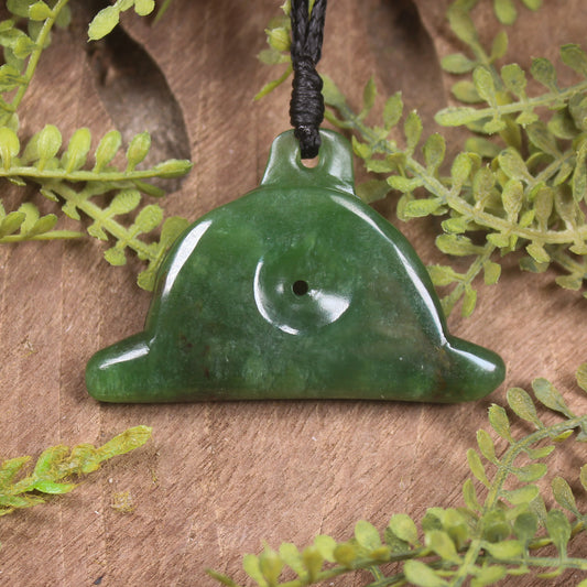 Dog Whistle carved from Kawakawa Pounamu - NZ Greenstone