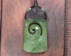 Hapopo Pounamu Toki with Koru