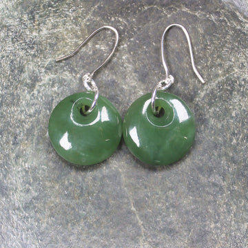 Porowhita Pounamu earrings
