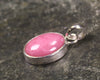 Sterling Silver Pendant carved from Rhodonite